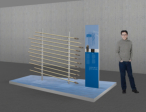 Wanderausstellung - Harpunendisplay